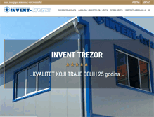 Tablet Screenshot of invent-trezor.rs